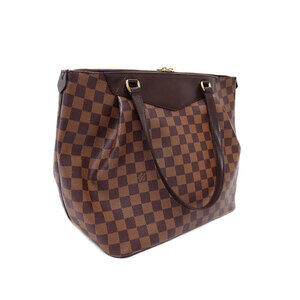 Louis Vuitton Tote Ebene Bag Brown Damier Westminster